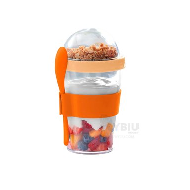 VASO ESTILIZADO DE AGUA 350ML RYBIU CO29581 ANARANJADO +PAPEL DE REGALO