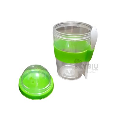 TAZA ERGONOMICA 350ML RYBIU CO29580 VERDE LIMON +ENVOLTORIO DE REGALO