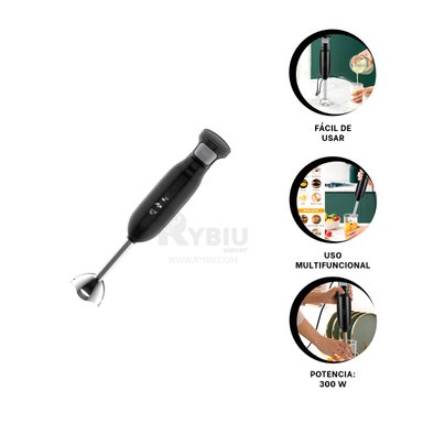 LICUADORA RYBIU CO29435 MODERNA Y UTIL EN COLOR NEGRO + STICKERS - 3