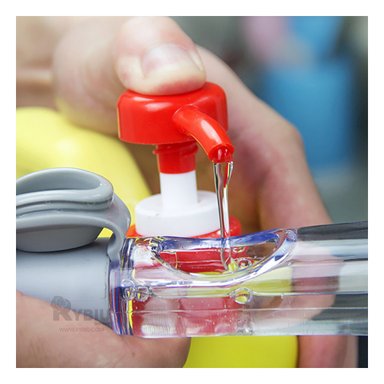 DISPENSADOR JABON RYBIU CO29557 CEPILLO LAVAVAJILLA LIQUIDO PLOMO + PAPEL REGALO