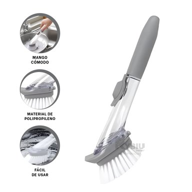 DISPENSADOR JABON RYBIU CO29557 VERSATIL HOGAR PLOMO + REGALO AGENDITA