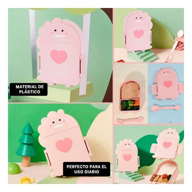 RECIPIENTE FUNCIONAL RYBIU CO29432 ROSADO +LIGAS DE REGALO - 5