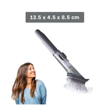 BROCHA PRACTICO DE LIQUIDO PLOMO Y+REGALO LIGAS PARA PEINAR - 5