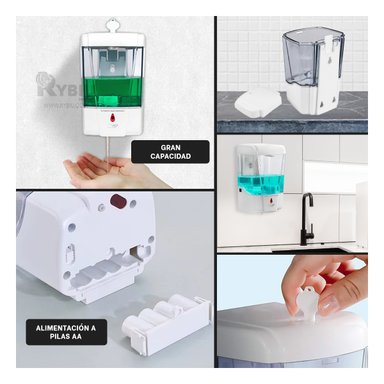 CONTENEDOR RYBIU BLANCO RESISTENTE 500 ML + GIFT STICKERS