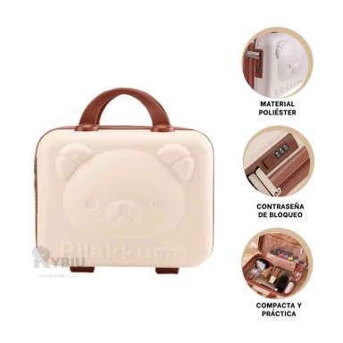 SET MALETIN RYBIU HO32347 RESISTENTE BEIGE + BANDERITAS ADHESIVAS