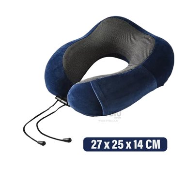 ALMOHADA SUAVE PARA CUELLO EN COLOR AZUL Y+PAPEL DE REGALO - 5