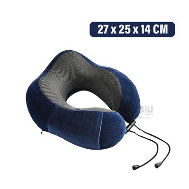 COJIN PARA SOPORTE DE CUELLO EN COLOR AZUL Y+GIFT STICKERS - 5
