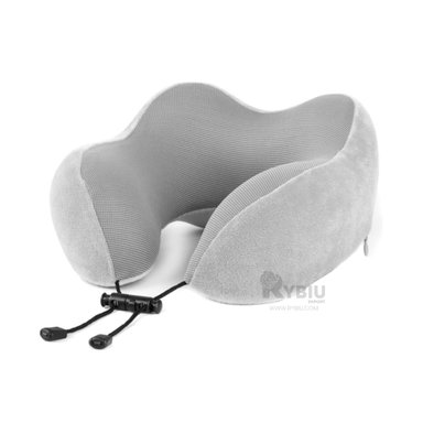 COJIN LIVIANO EN COLOR PLOMO Y+ENVOLTORIO DE REGALO