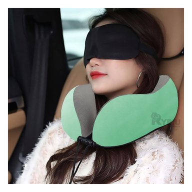 PILLOW TRANSPORTE FACIL EN VERDE Y+POST-IT ADHESIVOS - 2