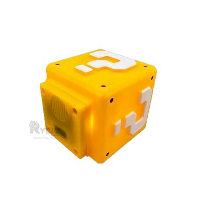 LAMPARA RYBIU HO32369 AMARILLO DORMITORIO CUBO + PAPEL REGALO - 3