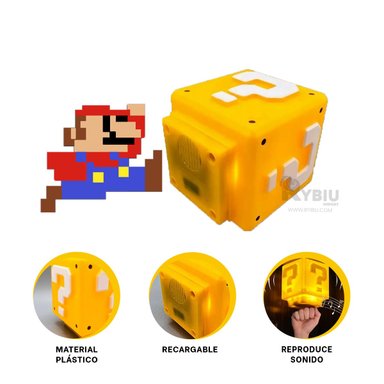 LAMPARA RYBIU HO32369 AMARILLO DORMITORIO CUBO + PAPEL REGALO - 4