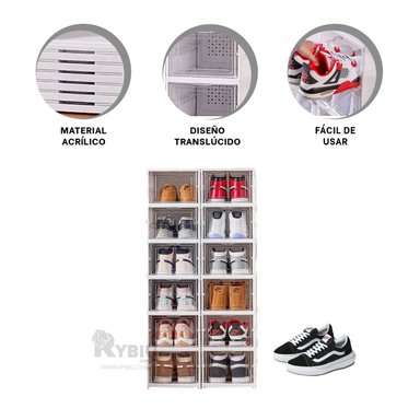 ESTRUCTURA ZAPATERO RYBIU HO32420 BLANCO + REGALO LIGAS PEINAR