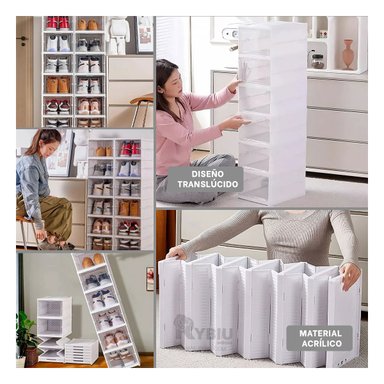 ORGANIZADOR RYBIU HO32420 BLANCO ZAPATOS + GIFT MINIAGENDA - 2