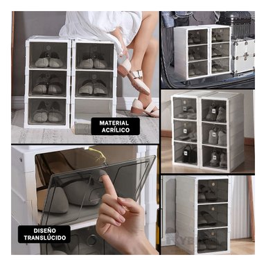 ORGANIZADOR RYBIU HO32421 BLANCO RESISTENTE CON TAPA NEGRA + REGALO STICKERS