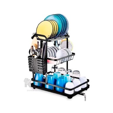 SET SOPORTE RYBIU HO32424 NEGRO DRENAJE 3 NIVELES + REGALO AGENDITA