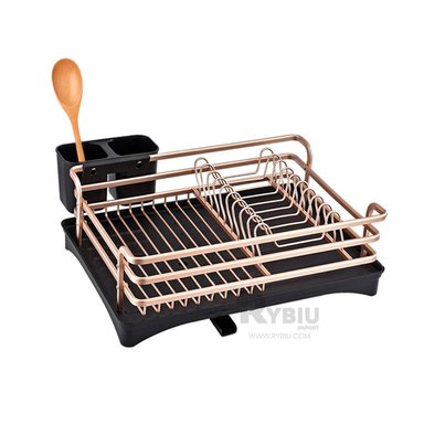 SET SOPORTE RYBIU HO32425 ALUMINIO ORO ROSA COCINA + GIFT STICKERS - 3