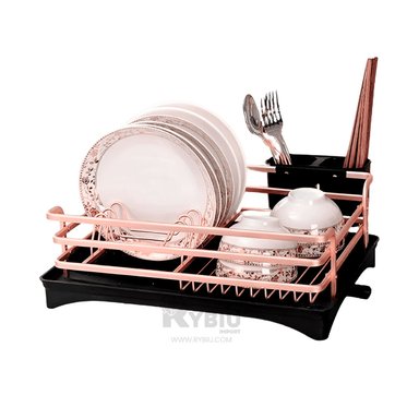 SET SOPORTE RYBIU HO32425 ALUMINIO ORO ROSA UTENSILIOS + ENVOLTORIO REGALO - 3