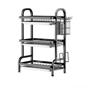 SET SOPORTE RYBIU HO32423 NEGRO UTENSILIOS + ENVOLTORIO REGALO