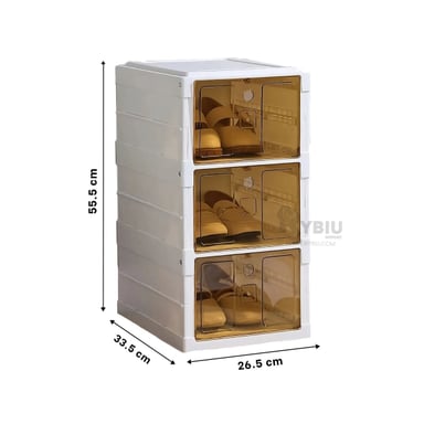ORGANIZADOR RYBIU HO32422 BLANCO ZAPATOS CON TAPA AMBAR + GIFT MINIAGENDA - 5