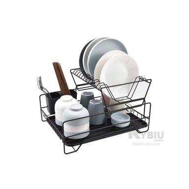 SET SOPORTE RYBIU HO32426 NEGRO COCINA 2 NIVELES + GIFT STICKERS