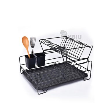 SET ESCURREPLATOS RYBIU HO32426 NEGRO 2 PISOS + POST-IT ADHESIVOS