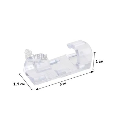 ORGANIZADOR PARA CABLES TRANSPARENTE Y+LIGAS DE REGALO