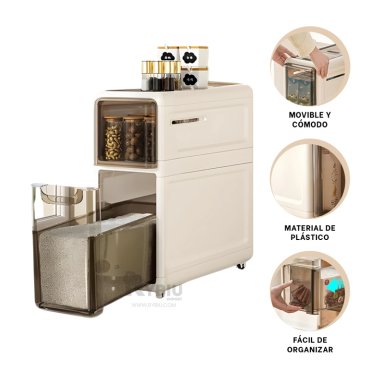 CLOSET RYBIU BEIGE VERSATIL + BANDERITAS ADHESIVAS - 3