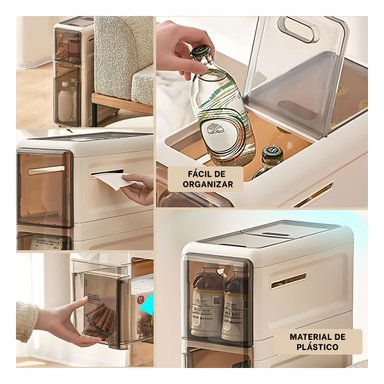 ROPERO RYBIU BEIGE ATRACTIVO Y ORDENADOR + REGALO STICKERS