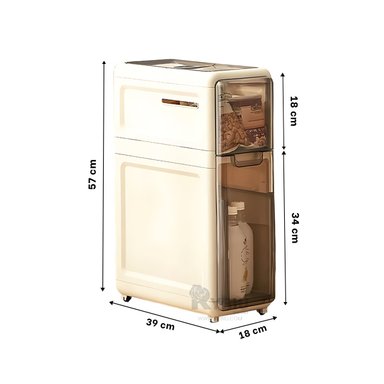 CLOSET DURADERO EN COLOR BEIGE Y+REGALO LIGAS PARA PEINAR