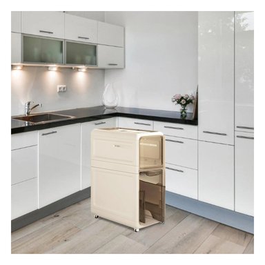 CLOSET RYBIU BEIGE CON PUERTAS + LIGAS REGALO - 1