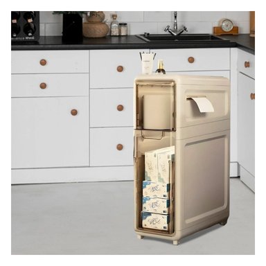 CLOSET RYBIU BEIGE CON PUERTAS + LIGAS REGALO - 2