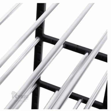 SOPORTE 4 NIVELES OVALADO NEGRO RESISTENTE Y PRACTICO Y+LIGAS REGALO