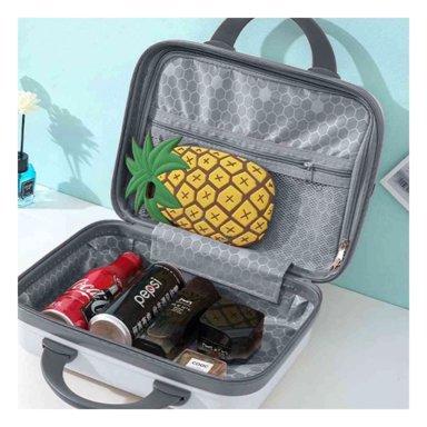 SET MALETA RYBIU HO32345 MALETA MAKE UP PLOMO + PAPEL REGALO