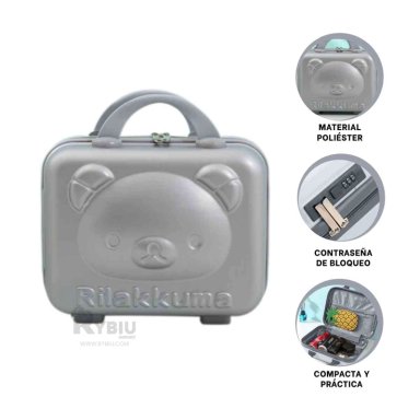 SET CAJA RYBIU HO32345 MODERNA PLOMO + GIFT STICKERS