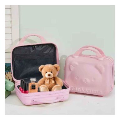 SET MALETA RYBIU HO32346 MALETA MAKE UP ROSADO + PAPEL REGALO