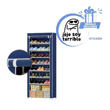 ZAPATERA RYBIU HO30837 AZUL MARINO CON GANCHO COLGAR + REGALO STICKERS