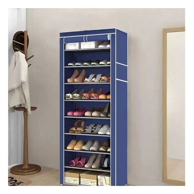 ZAPATERA RYBIU HO30837 AZUL MARINO COLGANTE HABITACION 9 PARES