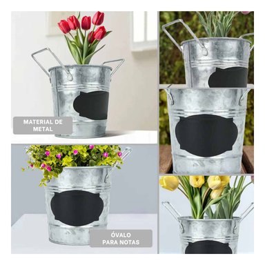 SET CUBO RYBIU HO32310 METAL PLATEADO IDEAL CUADRO + LIGAS REGALO - 5