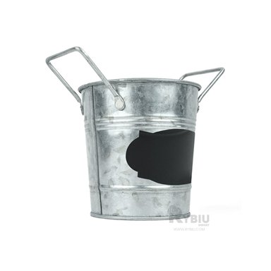 SET MACETA RYBIU HO32310 METAL PLATEADO FACIL USAR + BANDERITAS ADHESIVAS - 4