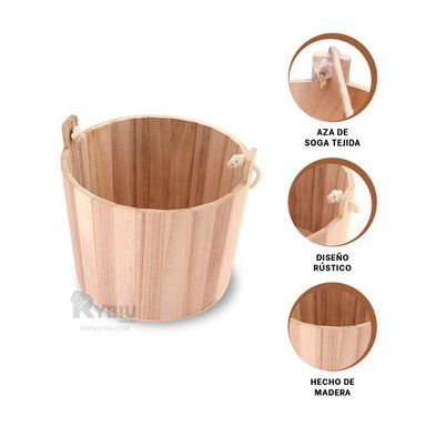 SET BALDE RYBIU HO32315 MADERA CLARA PRACTICO ALMACENERO + GIFT STICKERS
