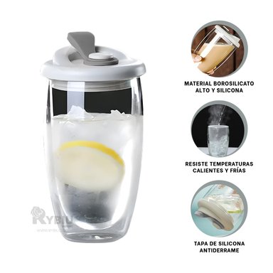 ENVASE CRISTALIZADO 450ML RYBIU CO32503 +BANDERITAS ADHESIVAS