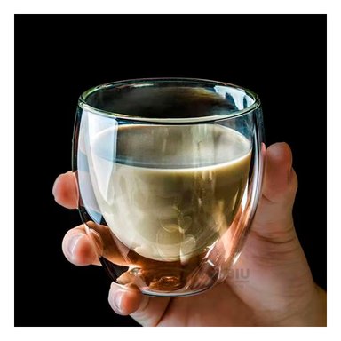 COPA DE DOBLE CAPA 460ML RYBIU 665 TRANSPARENTE +ENVOLTORIO DE REGALO