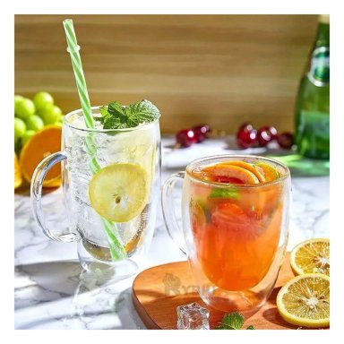 TAZON ESTILIZADO DE DOBLE CAPA 450ML RYBIU 561 +REGALO AGENDITA