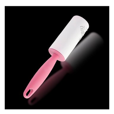 RODILLO RYBIU HO30814 ARTICULO SACAR PELUSA ROSADO + BANDERITAS ADHESIVAS