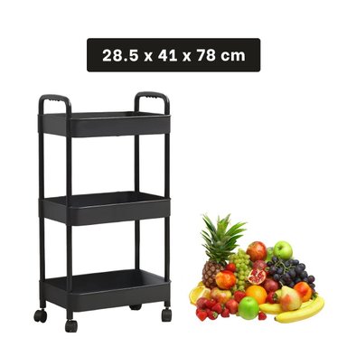 ESTANTERÍA RYBIU HO30741 NEGRO ELEGANTE + LIGAS REGALO - 4
