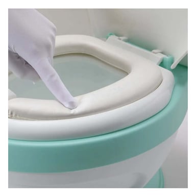 INODORO RYBIU HO30755 ASIENTO IDEAL Y ESPACIOSO + LIGAS REGALO VERDE - 2