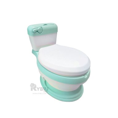 INODORO RYBIU HO30755 ASIENTO IDONEO BEBE + REGALO LIGAS PEINAR VERDE - 4