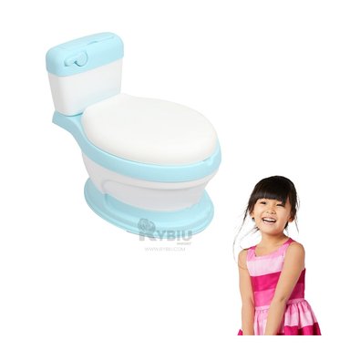 INODORO RYBIU HO30756 BACIN COMODO + REGALO STICKERS CELESTE - 4