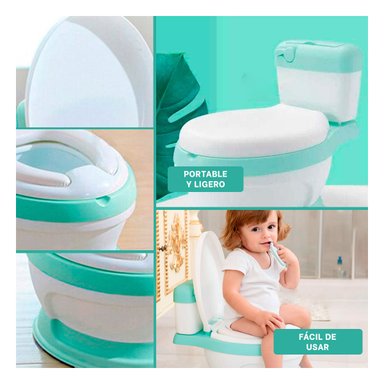 INODORO RYBIU HO30755 BACIN COMODO + REGALO STICKERS VERDE - 3