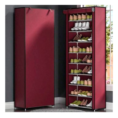 ZAPATERA RYBIU GUINDA FUNCIONAL EL HOGAR + REGALO AGENDITA